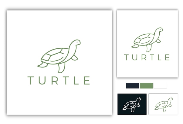 Schildkröte Logo Design