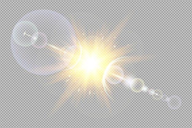 Schimmerndes Sonnenlicht-Effekt