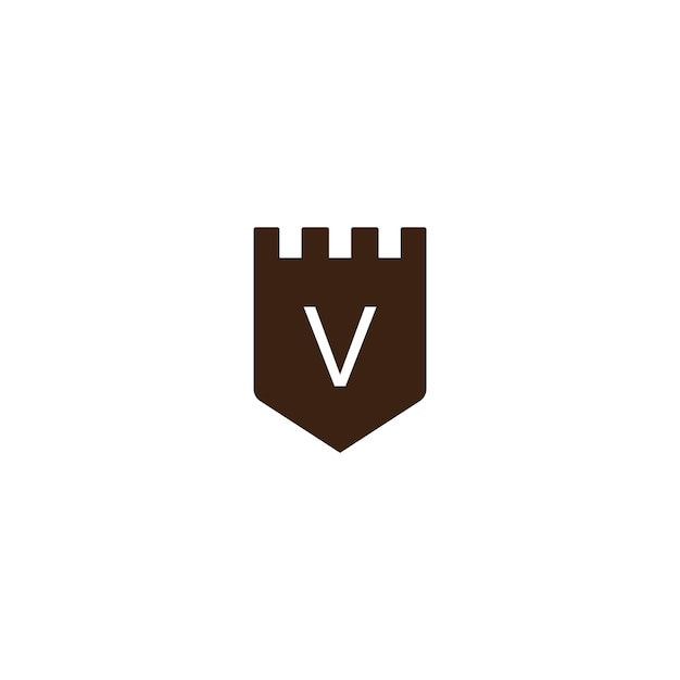 Schloss-logo-vektor-symbol-illustration