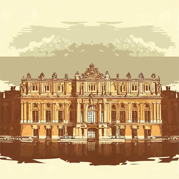 Schloss Versailles Vektor 13
