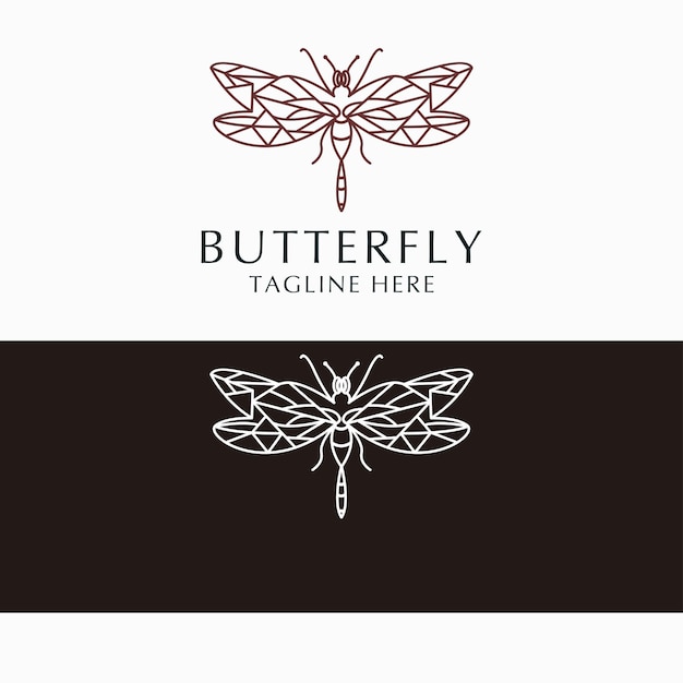 Schmetterling-logo-design-symbol-vorlage