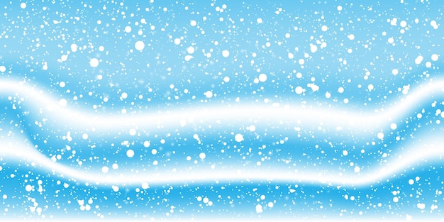 Schnee-winter-hintergrund. weiße schneeflocken. winter fallender schnee. vektor-illustration. schneefall-hintergrund.