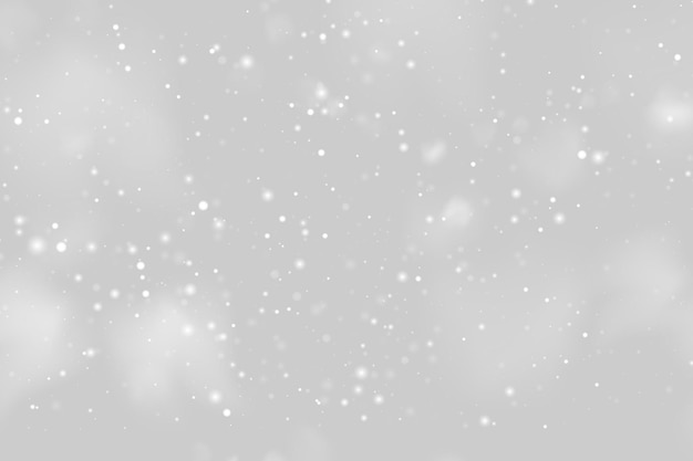 Schneebeschaffenheit Weihnachtshintergrund Fallende defokussierte Schneeflocken auf transparentem Hintergrund