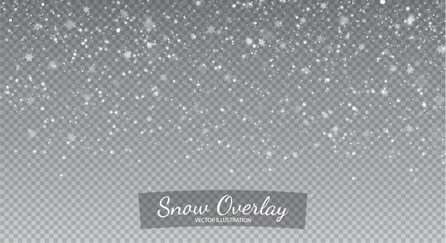 Schneefall overlay