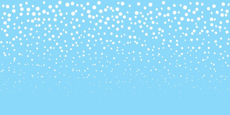 Schneeflocke nahtlos fallendes flaches Design. Flache Illustration des fallenden Schnees. Stock-Vektor. EPS 10
