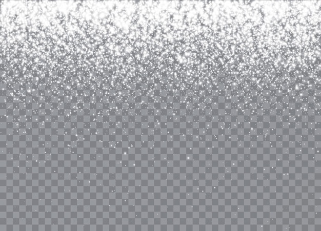Schneeflocken schnee hintergrund weihnachtsschnee für das neue jahr vektor-illustration