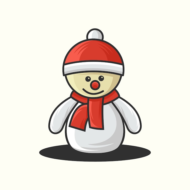 Schneemann-Puppe-Illustration