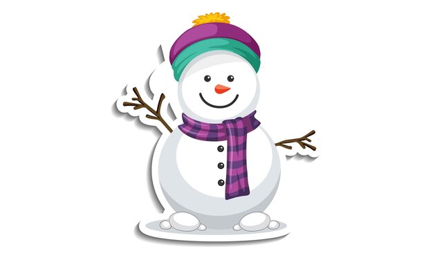 Schneemann Weihnachten Graphic Creepy Clip Art Vector Design 100 Vektor Illustrationsdesign Dieses niedliche