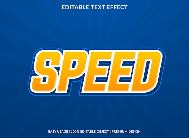 Schnellbearbeitbare Text-Effekt-Vorlage mit abstraktem Hintergrund Verwendung für Geschäftsmarke und Logo