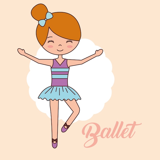 Schöne ballerina