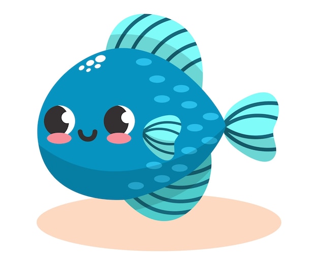 Schöne blaue Fische
