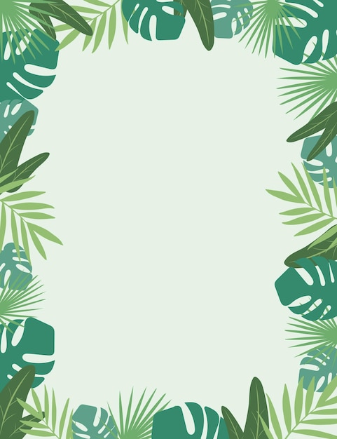 Schöne Hintergrundillustration mit grünen Pflanzen Wandpapier Banner Flyer Vorlage Poster Veranstaltung