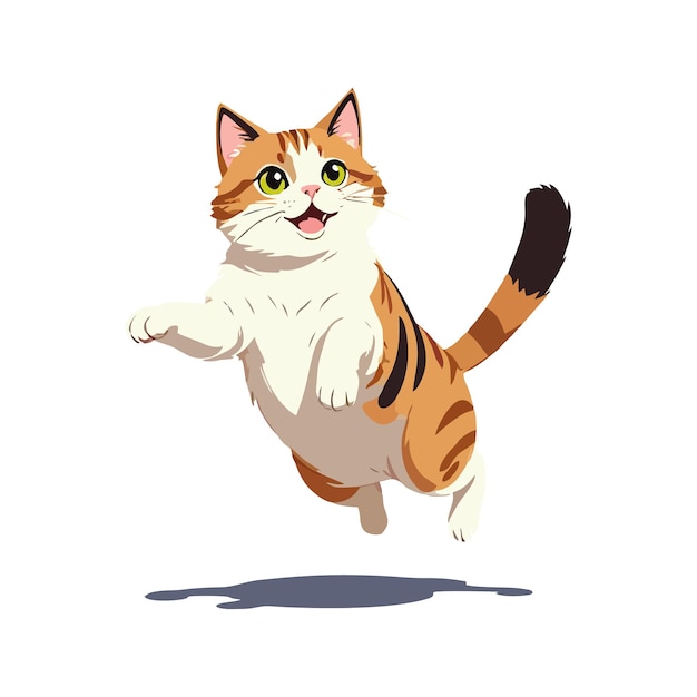 Schöne Katzensprung-Vektorgrafik und -Illustration