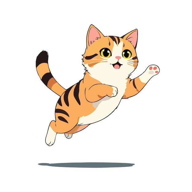 Schöne Katzensprung-Vektorgrafik und -Illustration