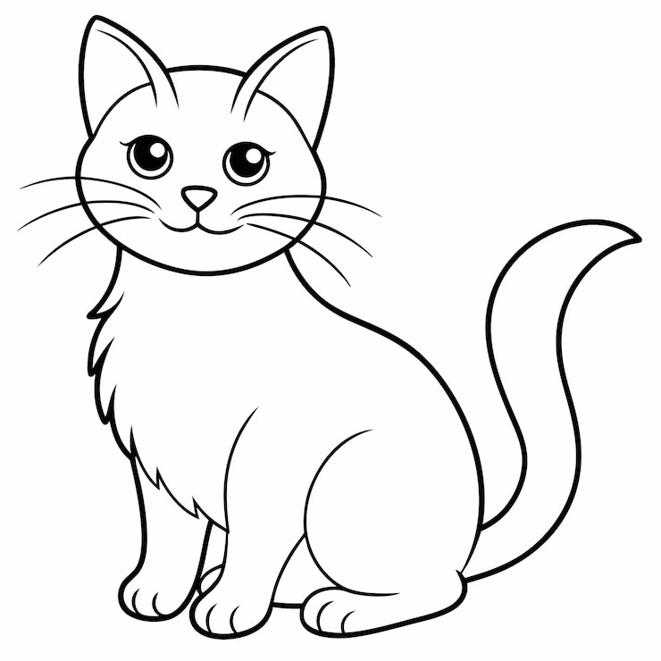 Vektor schöne katzenvektoren und illustrationen
