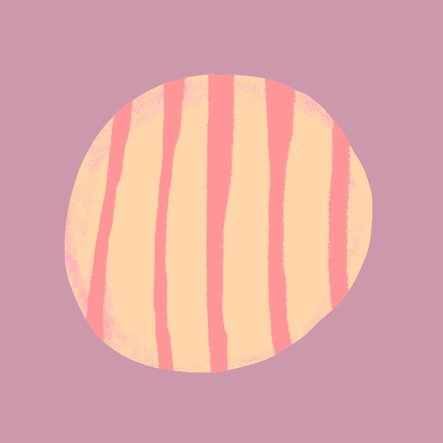 Schöne Kreis-Sticker-Linien-Design-Vektor