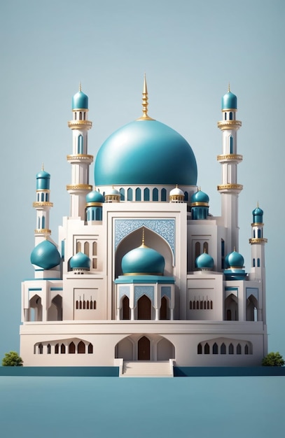 Vektor schöne moschee-kunst