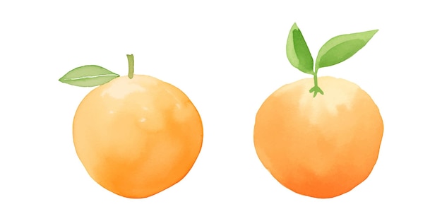 schöne orangefarbene Vektorillustration