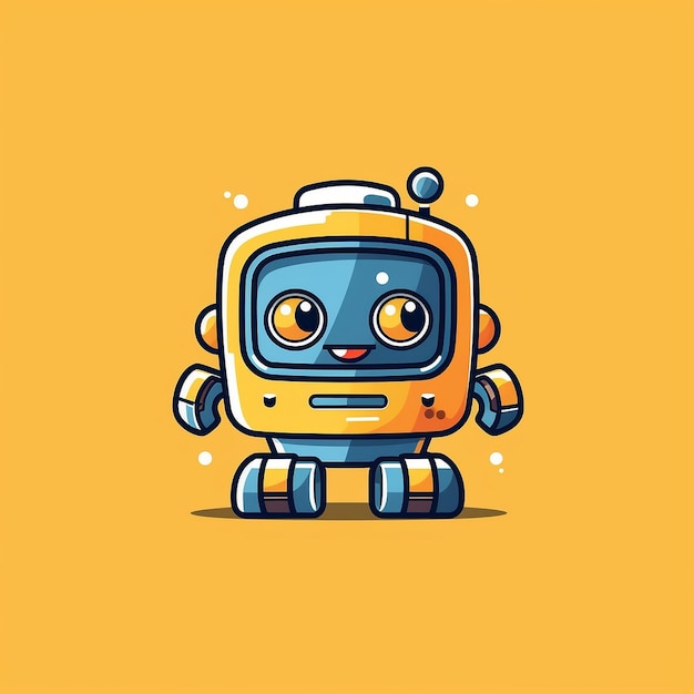 Schöne Roboter-Illustration