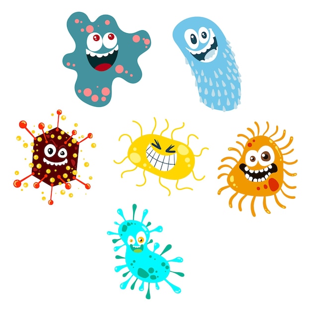 Schöne virus-illustration 1