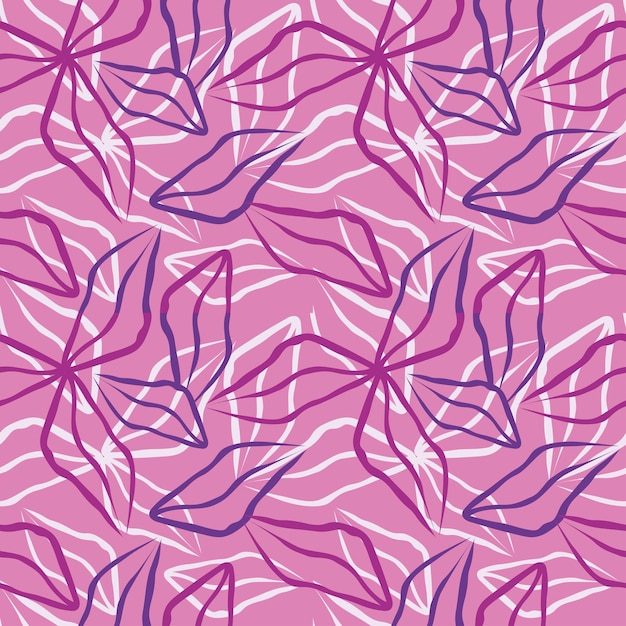 Schöne weibliche Aquarell-Nachschnittsmuster mit handgezeichneten Wildblumen