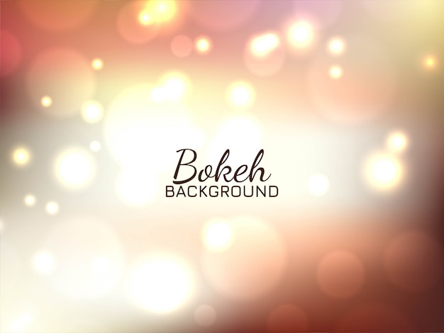 Schöner glatter bokeh Hintergrundvektor