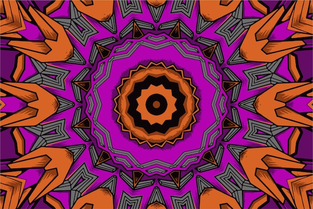Schöner Hintergrund des geometrischen Kreiselements der Verzierung