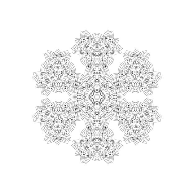 schöner Mandala-Vektor für Design