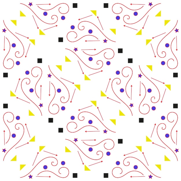 Schönes nahtloses Musterdesign Mustervektor