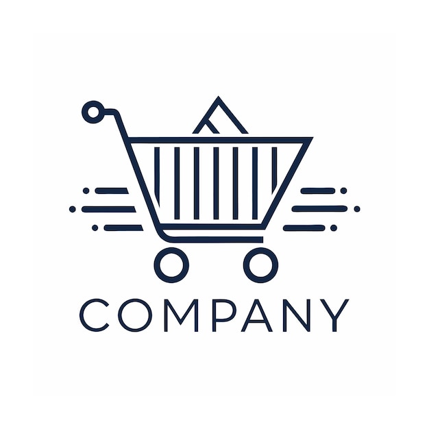Schönes und einzigartiges Logo-Design für E-Commerce- und Einzelhandelsunternehmen
