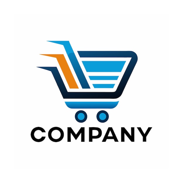 Schönes und einzigartiges Logo-Design für E-Commerce- und Einzelhandelsunternehmen