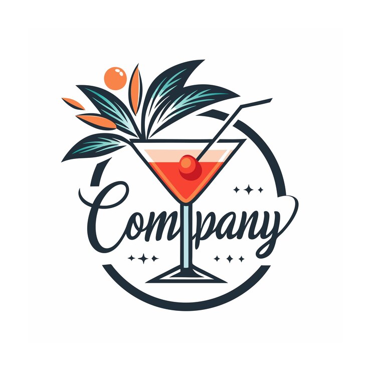 Schönes und einzigartiges Logo-Design für ein Lebensmittel- und Restaurantunternehmen