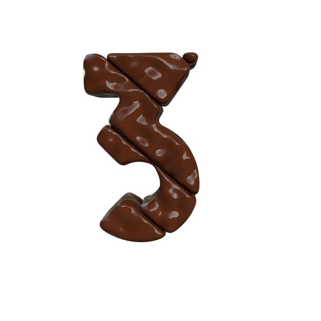 Schokoladensymbol aus diagonalen balken nummer 3