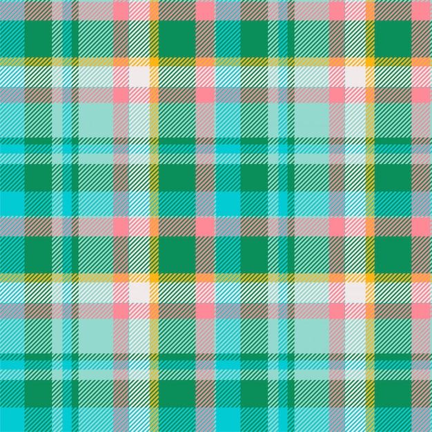 Schottenstoffschottland-nahtloser plaidmustervektor. retro hintergrundstoff. geometrische beschaffenheit des weinlesekontrollfarbquadrats.