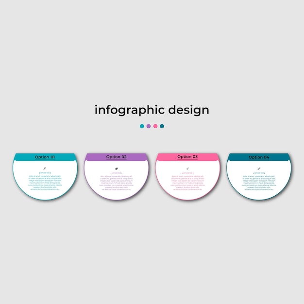 Schritte timeline infografiken vorlagendesign