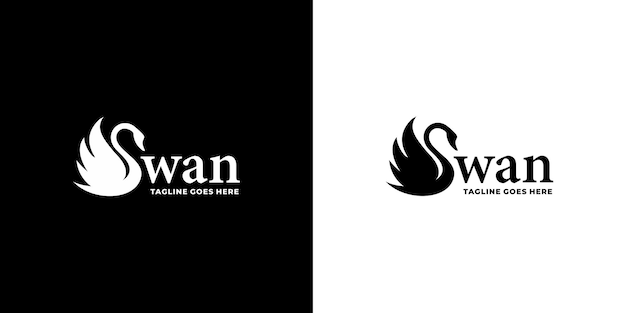 Schwan logo vektor