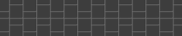 Schwarz vertikales abwechselndes Fliesenmuster Mosaik-Layout des Bürgersteigs Stein- oder Keramikziegelwand-Hintergrund Küchen-Backsplash-Textur Badezimmer- oder Toilettenbodendekoration