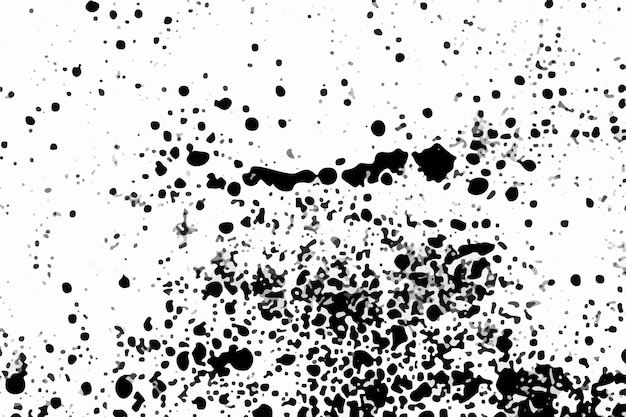Schwarz-Weiß-Grunge-Textur Bubble-Kreise-Splitter-Textur transparenter Hintergrund Abstrakte Kunst
