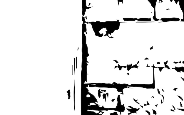 Schwarz-weiße Grunge-Textur Monochrom-Hintergrund Grunge-Vektor-Textur Belastete Textur