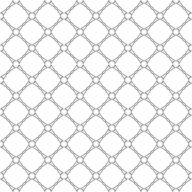 Schwarz-weiße, nahtlose Musterstruktur Graustufen-Ornamentik-Grafikdesign Mosaik-Ornamente