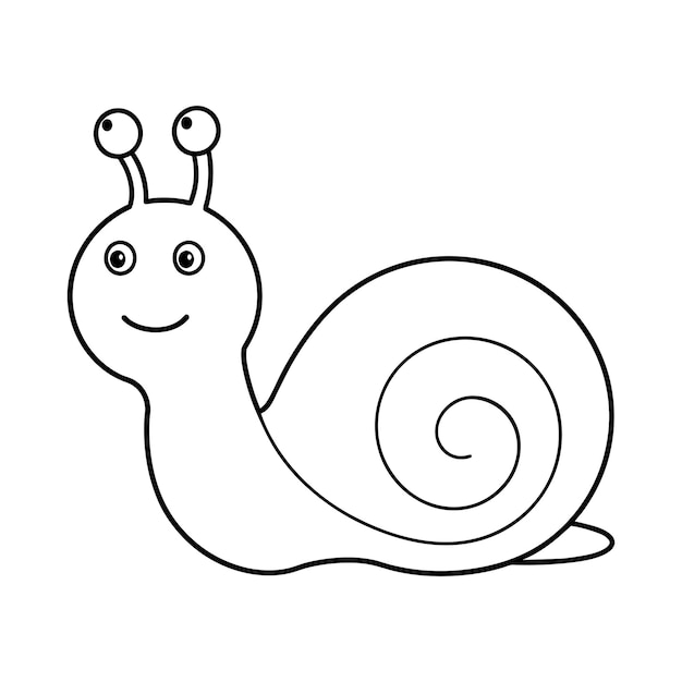 schwarz-weiße Vektorillustration für ein Malbuch