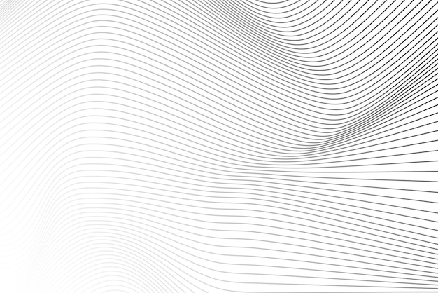 Schwarz-weiße verzerrte Linien Gradient-Hintergrund