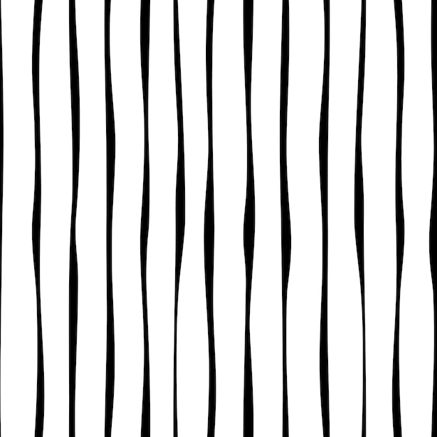 Schwarz-weißer abstrakter Hintergrund, vertikale Streifen, nahtloses Muster