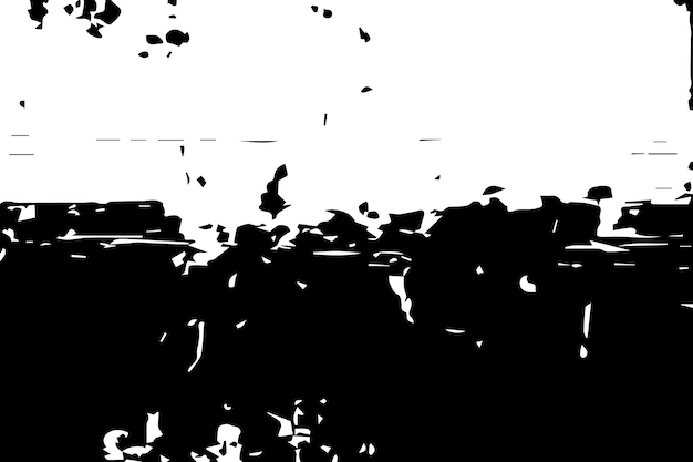 Schwarz-weißer Grunge-Hintergrund Überlagerung Textur Grunge urbane Textur Monochrome Textur