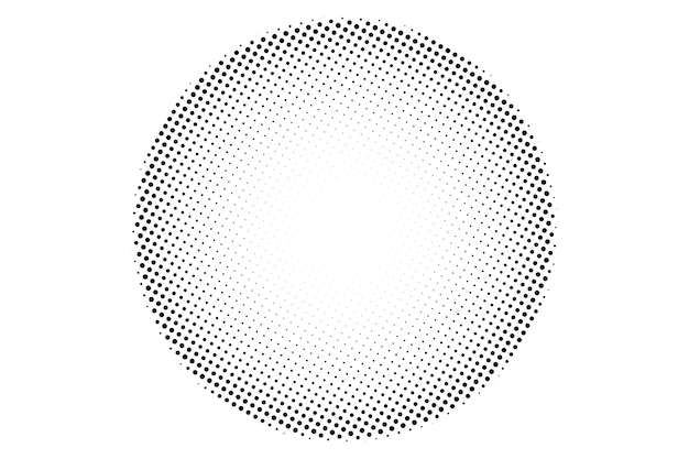 Schwarz-weißer Kreis-Halbtonmuster-Textur-Hintergrund
