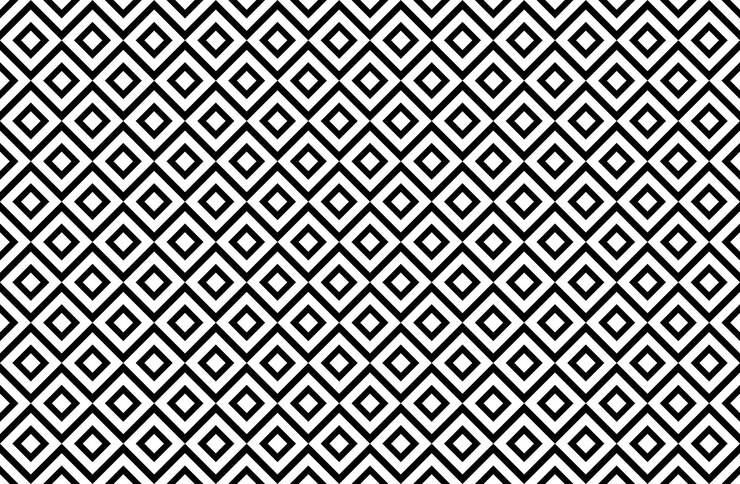 Schwarz-weißes monochromes Muster