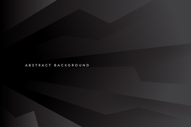 Schwarze abstrakte Hintergrundillustration mit dunklem geometrischem grafischem Konzept
