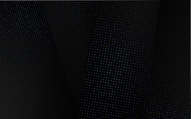 schwarze Bannerpunkte blauer Hintergrundvektor