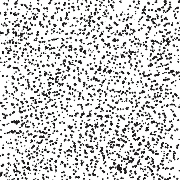 Schwarze Pinselstriche Vektor nahtloses Muster. Handgezeichnete geschwungene und wellenförmige Linien mit Grunge-Kreisen. pinsel kritzelt dekorative textur. Unordentliche Gekritzel, kurvige Linienillustration.