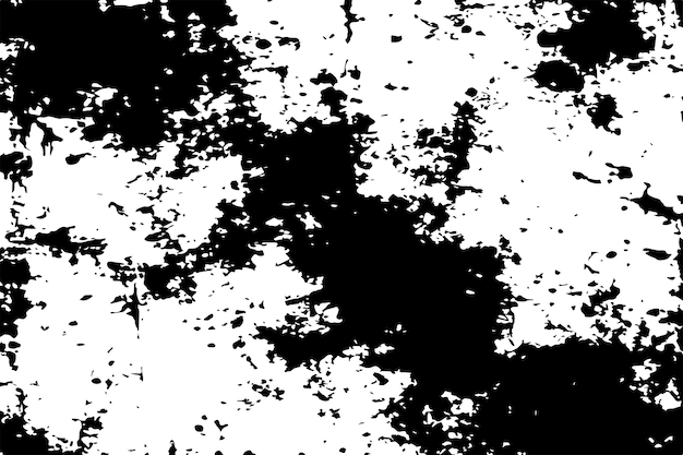 Schwarze, schmutzige, fleckige Grunge-Textur auf weißem Hintergrund